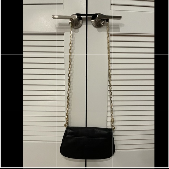 Tory Burch Amanda Crossbody Black Leather Logo Bag - Picture 9 of 14